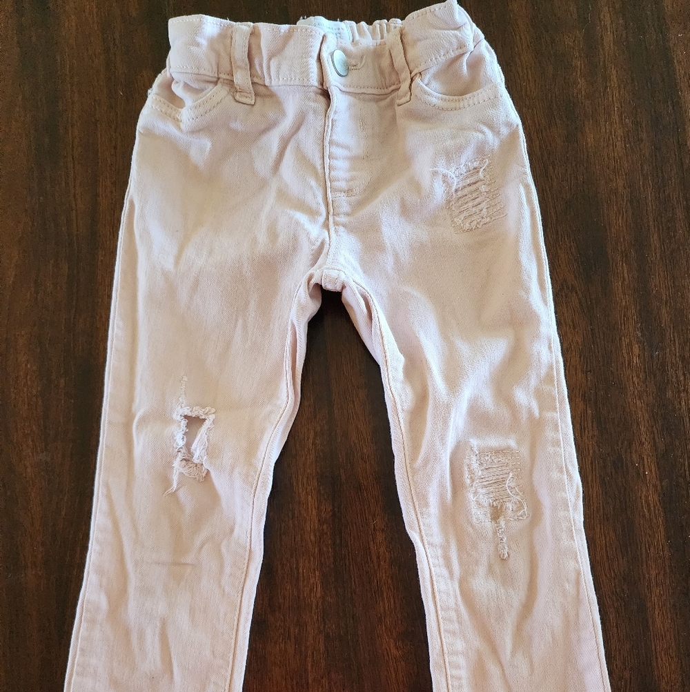 The Children's Place Pink Distressed Jeans